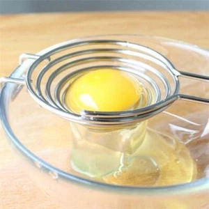 Silver Egg Separator Yolk White Separator Tool Food Grade Stainless Steel Egg... - Picture 1 of 4