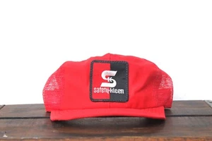 Vintage Safety Kleen Made In USA Trucker Hat Baseball Cap Patch - Picture 1 of 2