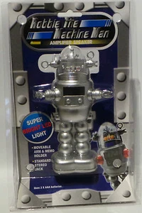 ROBBY THE ROBOT : ROBBIE THE MACHINE MAN AMPLIFIER SPEAKER IN SILVER (MN) - Picture 1 of 3