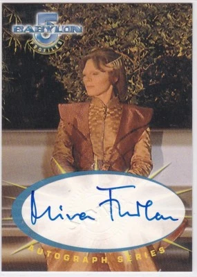 BABYLON 5 PROFILES SA4 MIRA FURLAN AS DELENN AUTOGRAPH LOST - Image 1 of 2