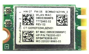 Nuovo Broadcom BCM943142Y Wireless Lan Wifi Bluetooth Modulo Scheda 802.11b/G / - Bild 1 von 2