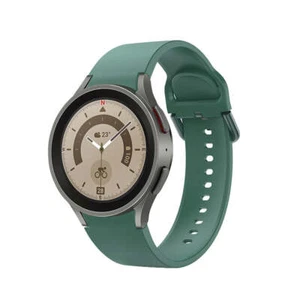 Bracelet 20 MM Silicone for Samsung Galaxy Watch 5 4 Smart Watch IN Green - Zdjęcie 1 z 3