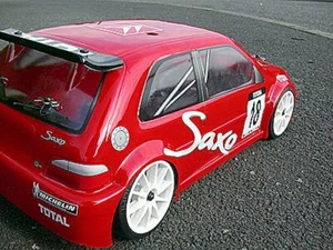 CALCOMANÍAS CITROEN SAXO SPRINT GTI1:10 RC Carrocería 238mm HPI repro con LEXAN (028) - Imagen 1 de 10