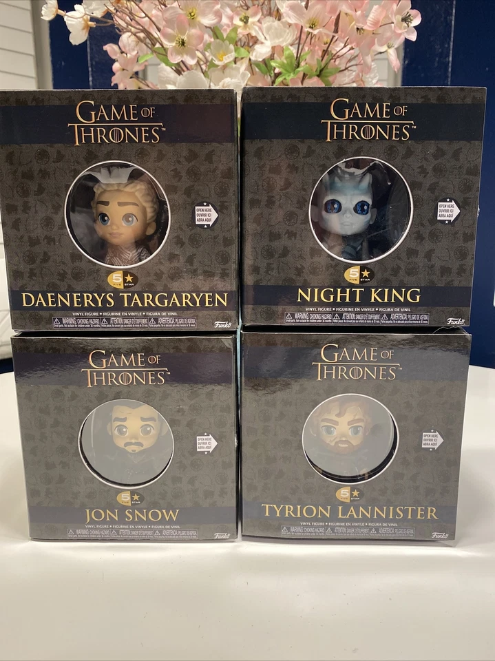 2019 *NUEVO* FUNKO JUEGO DE TRONOS~ LOTE COMPLETO DE 4 FIGURAS DE ACCIÓN~5 ESTRELLAS Foto 1 de 4