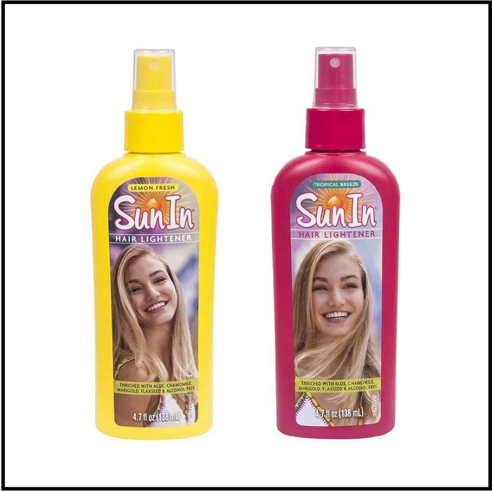 Aclarador de cabello Sun In con aloe manzanilla linaza sin alcohol 4,7 oz TÚ ELIGES Foto 1 de 1