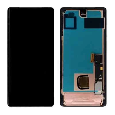 META MOBILE OLED Display für Google Pixel 7 Pro LCD Touchscreen Bildschirm Front Glas Rahmen