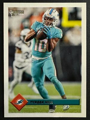 Tyreek Hill 2023 Donruss Football Retro 1993 Miami Dolphins #R93-23 - Image 1 of 2
