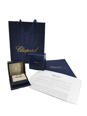 Anillo de ORO Blanco 18kt CHOPARD 8.49 gr. Con Caja y Papeles de segunda mano - Imagen 1 de 4