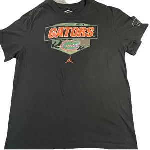Univ. Florida Alligatoren Shirt Herren Large Nike Tee Camo Jump Man schwarz NCAA Flagge Lg - Bild 1 von 15