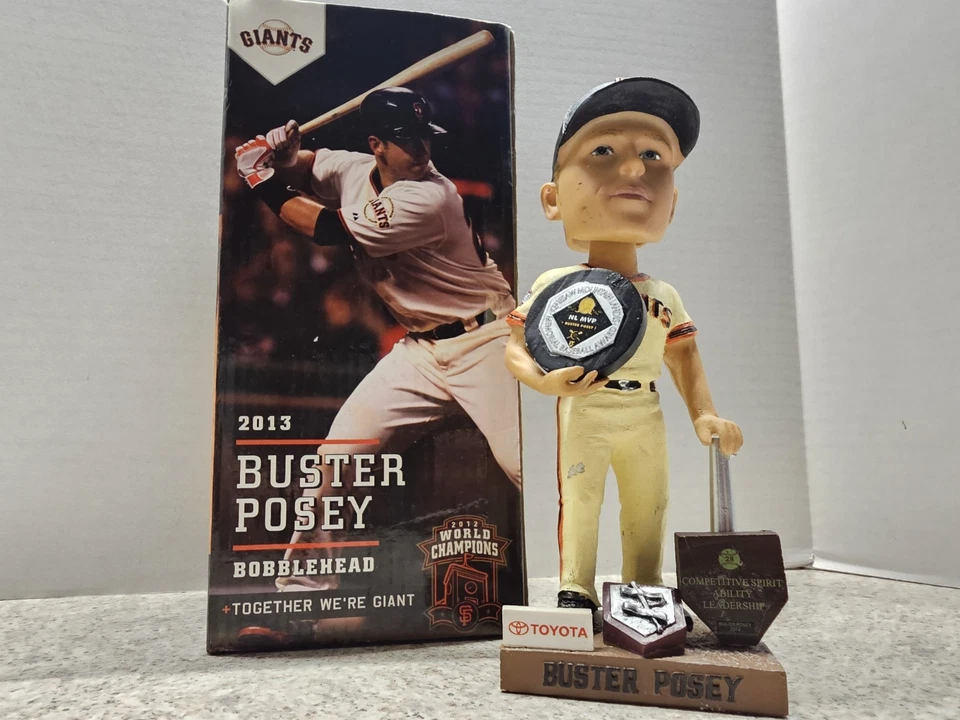 Buster Posey Gigantes de San Francisco MLB 2013 SGA Bobblehead 2012 Premios Foto 1 de 4