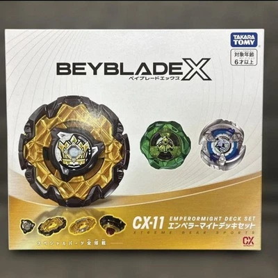 Beyblade X CX-11 Emperor Might Deck Set Takara Tomy Spielzeug NEU aus JAPAN a...