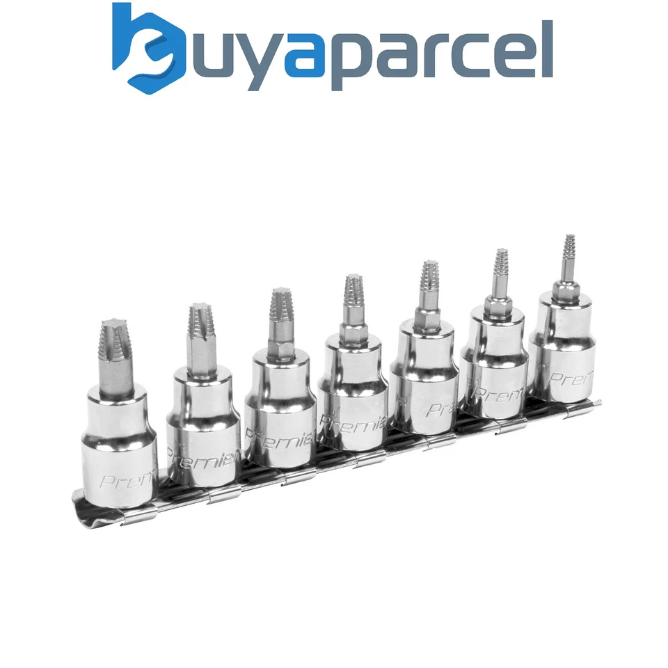 Sealey AK62263 Trx-star Socket Bit Set Lock-on 7pc 3/8" Square Drive