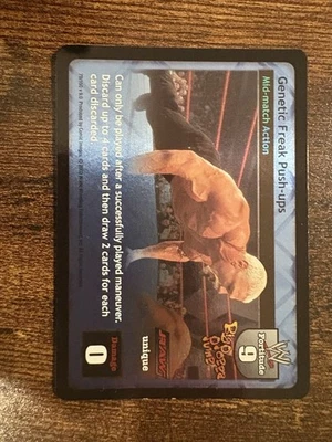 WWE/WWF Raw Deal CCG Scott Steiner, Genetic Freak Pushups Foil - Image 1 of 2