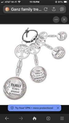 NWT, Ganz Family Love Measuring Spoons. Beautiful. - Image 1 of 4