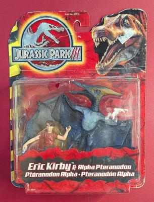 VINTAGE 2000 JURASSIC PARK 3 III ERIC KIRBY ALPHA PTERANODON ACTION FIGURE NEW - Image 1 of 2