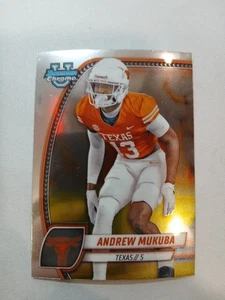 2024 Bowman University Chrome - Andrew Mukuba #12 (RC) - Bild 1 von 2