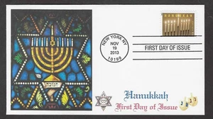 #4824 Chanukka 2013 - NBC Cachets FDC - Bild 1 von 2