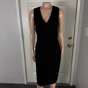 Rag & Bone Damen Kleid 4 Viskose Satin Besatz Designer Karriere Etui U3-27 - Bild 1 von 7