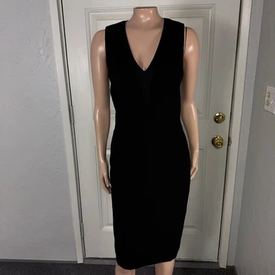 Vestido para mujer Rag & Bone 4 viscosa satinado ribete diseñador carrera funda U3-27 Foto 1 de 4