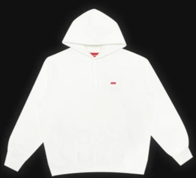 Supreme small box logo hoodie WHITE SS21SW49 SIZE MEDIUM - Image 1 of 3