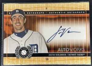 2005 FLEER PATCHWORKS AUTOWORKS JUSTIN VERLANDER RC AUTO #/99 - Picture 1 of 2