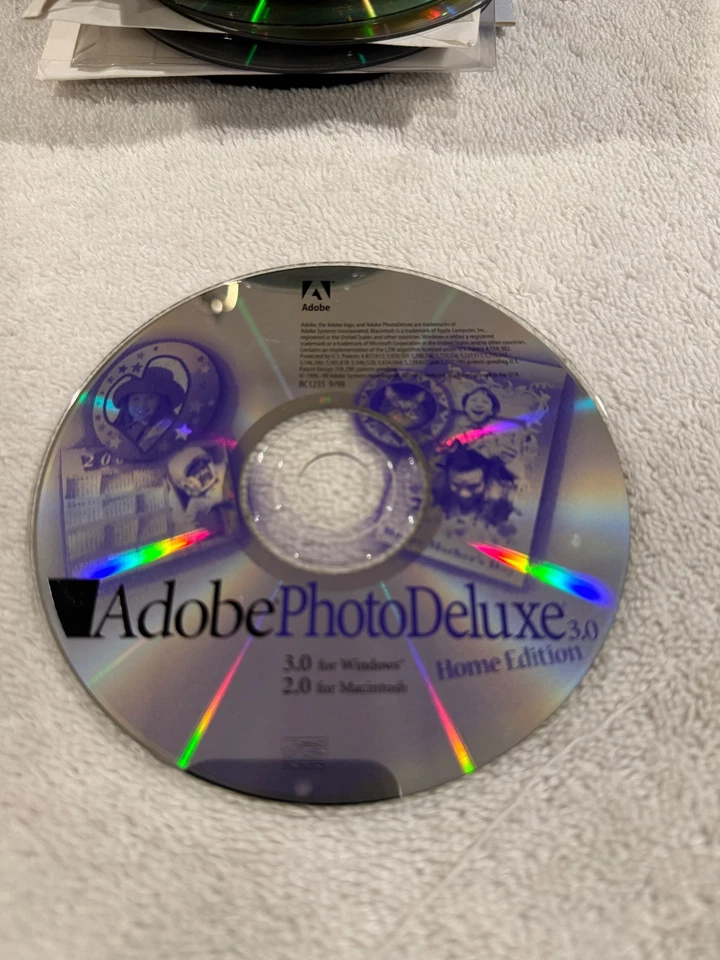 Adobe Photo Deluxe Home Edition 3.0 - CD ONLY - SERIAL # NOT INCLUDED!!! - Image 1 of 1