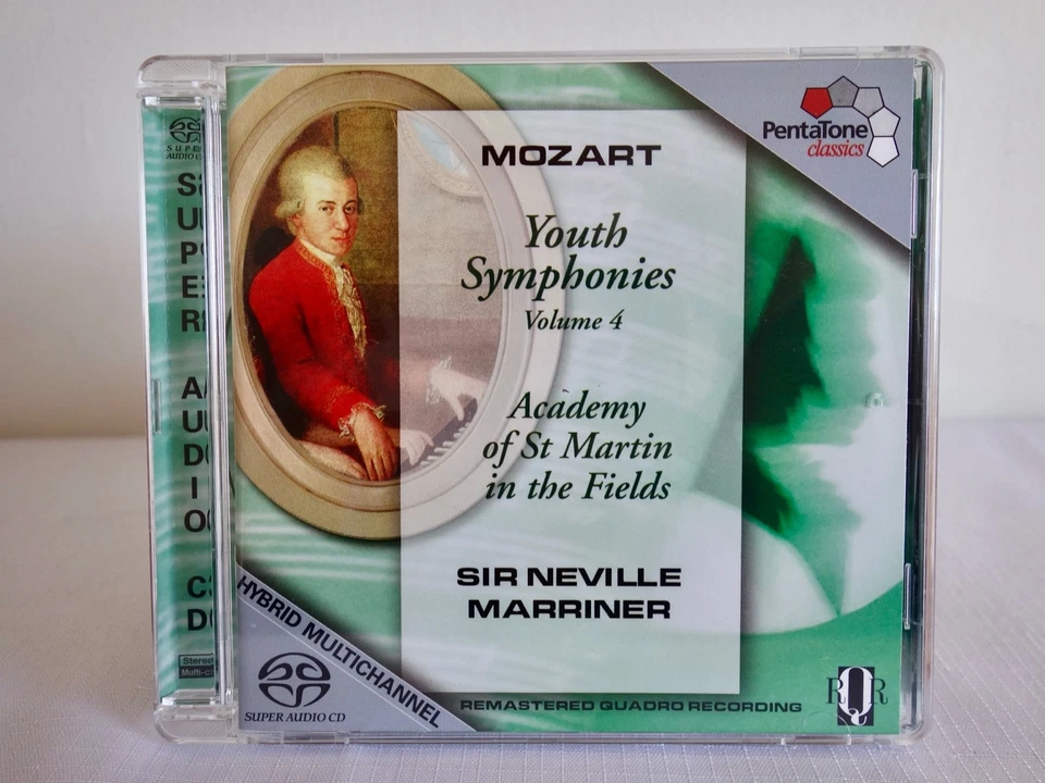 Mozart - Youth Symphonies Vol 4 - Marriner/ASMF (Hybrid SACD) Out-of-Print! - image 1 of 2