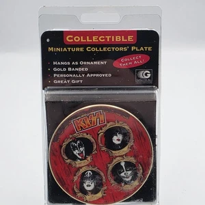 Gartlan KISS 1997 Psycho Circus Mini 3,5" Plato Coleccionable/Adorno EE. UU. Raro - Imagen 1 de 5