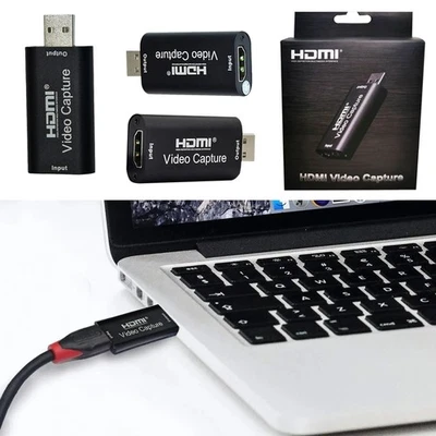 HD Capture Card Recorder Video HDMI To USB 1080P For Game/Live Streaming Tiktok- - Image 1 of 4