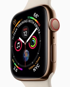 Apple Watch Series 4 40mm 16GB (GPS) | Gold Aluminum | Pink Sports Band | Mint! - Picture 1 of 1