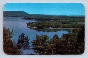 Postal de Glen Lake Michigan por Dickinson sin publicar - Imagen 1 de 2