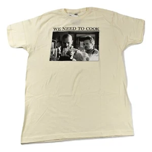 Breaking Bad Mens Jesse We Need To Cook Cream Shirt New XS, 3XL - Picture 1 of 1