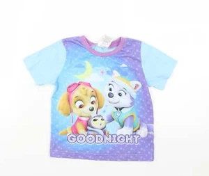 Nickelodeon Girls Blue Polyester Blend Pyjama Top Size 2-3 Years Paw P - Picture 1 of 12
