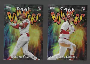 JORDAN WALKER NOLAN GORMAN RC 2023 Topps ARCHIV BABY BOOMER ROOKIE KARTE/2 - Bild 1 von 2
