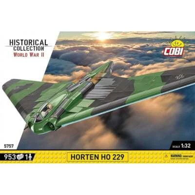 Cobi 5757 1:32 Historial Collection WWII Horton Ho 229 Plane Brick Kit 953 Pcs - Image 1 of 4