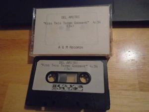 RARE PROMO Del Amitri CASSETTE TAPE Kiss This Thing Goodbye 1989 scotland rock ! - Picture 1 of 2