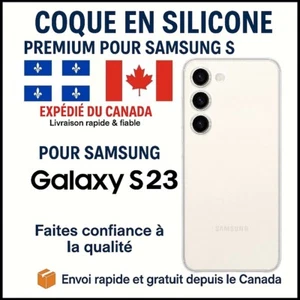 Coque arrière pour SAMSUNG Galaxy S23 en silicone transparent TPU Neuf - Photo 1 sur 5