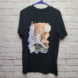 Camiseta Jordan Gráfica Baloncesto Jumpman Negra Camiseta Informal Coral Para Hombres Talla M - Imagen 1 de 8