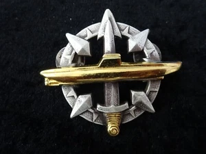 A18-17) Original Frankreich Marine Abzeichen  U-Boot alt Selten Commando Legion - Picture 1 of 9