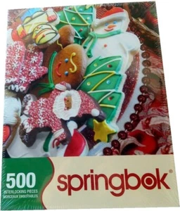 Springbok "Christmas Cookies" 500 Pcs Jigsaw Puzzle "Out of Print" NEW - Bild 1 von 1