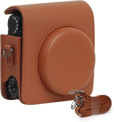 PU Leather Case For Fujifilm INSTAX MINI SE 7+ 12 11 SQUARE SQ1 Camera Cover Bag - Image 1 of 4