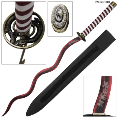 DEMON SLAYER Obanai Iguro Sword Red