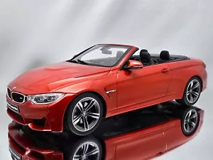 GT Spirit BMW M4 (F83) Cabriolet 2015 Sakhir Orange Metallic Model Car 1:18 - Picture 1 of 17