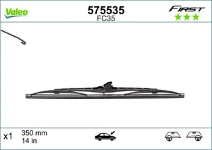 575535 Valeo Rear Windshield Wiper 350Mm Alfa Romeo Lancia Toyota - Picture 1 of 4