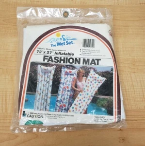 Vintage Intex The Wet Set Tappetino Moda Pois Piscina Galleggiante Stile 59711 72”x27” - Foto 1 di 18