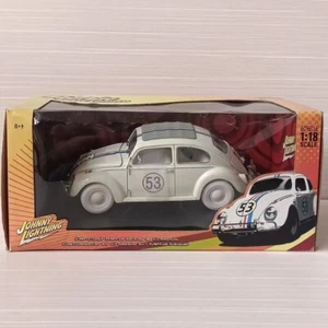 Johnny Lightning 1:18 Muscle Cars Volkswagen Beetle 53 Collectible Car Model - Picture 1 of 11