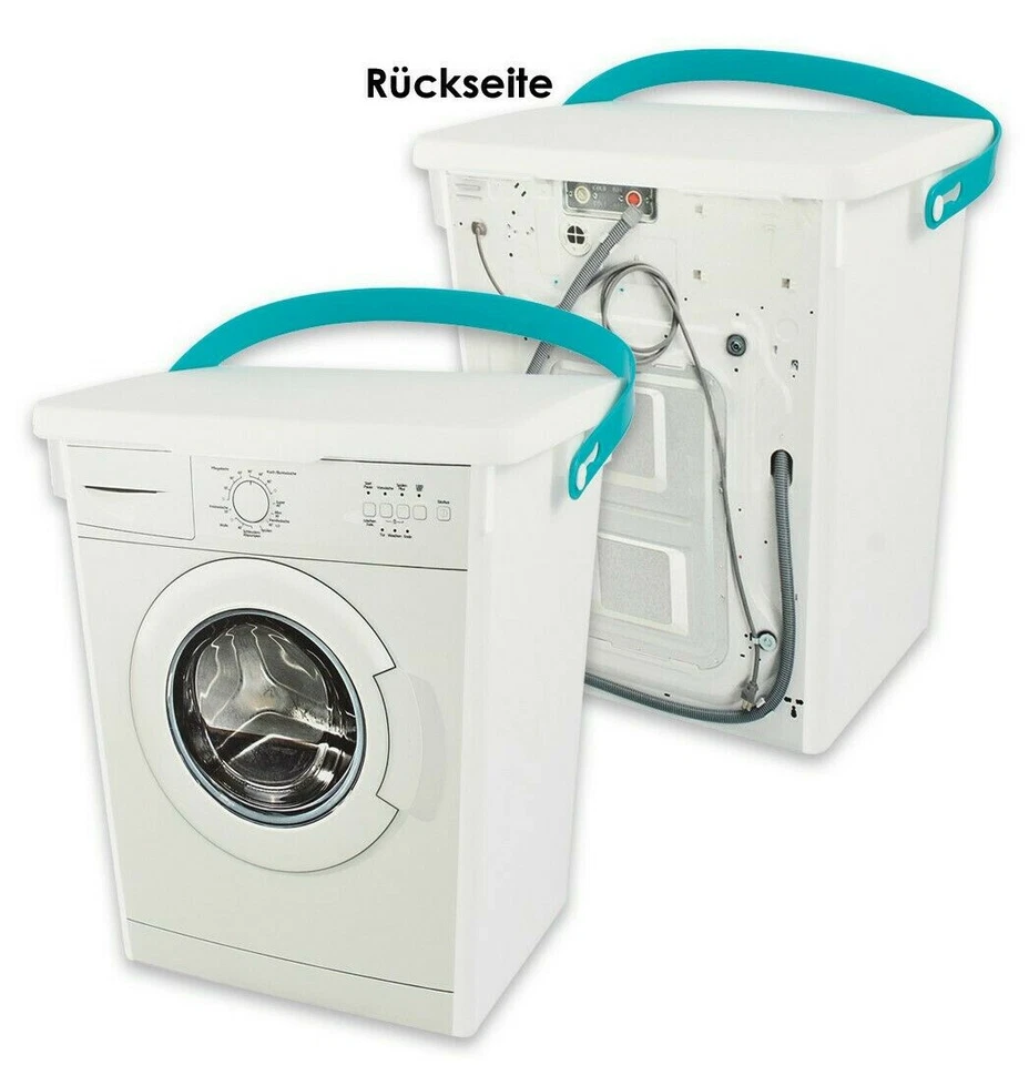 Waschpulverbox Waschmittelbox Waschmitteldose Waschmittelbehälter mit Deckel CT - Bild 1 von 1