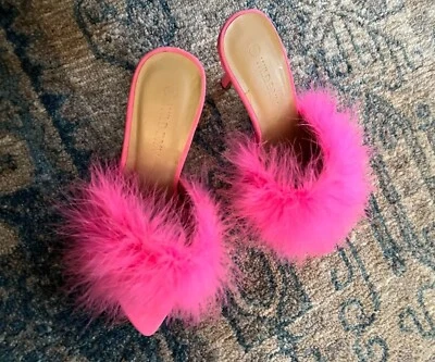 Mules Wild Diva Lounge para mujer rosa talla 6 tacones altos de piel sintética sin cordones de aguja Foto 1 de 4