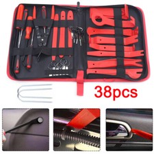 38 Pcs Car Pry Bar Panel Door Interior Clip Kit Trim Removal Tool Set Hand Tools