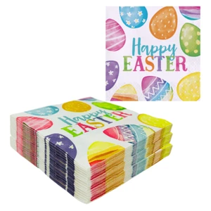 Servilletas de papel desechables para almuerzo para huevos de Pascua: 32 unidades - Imagen 1 de 4